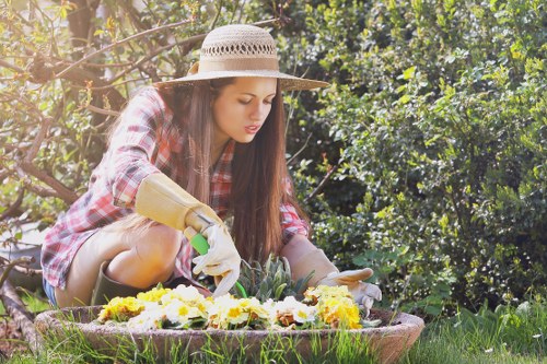 Illustration of SSL encryption protecting Brondesbury gardening payments